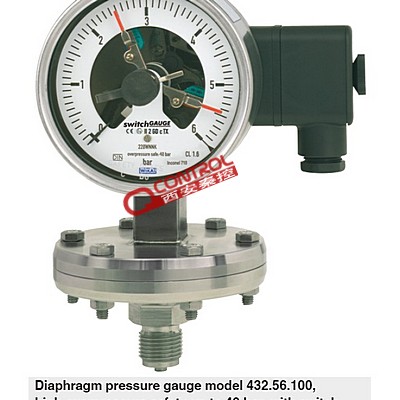 wika432.36+811,带开关电接点的膜片式,压力表,德国wika压力表
